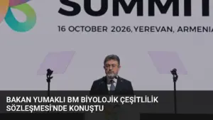 Bakan Yumaklı BM Biyolojik Çeşitlilik Sözleşmesi’nde Konuştu