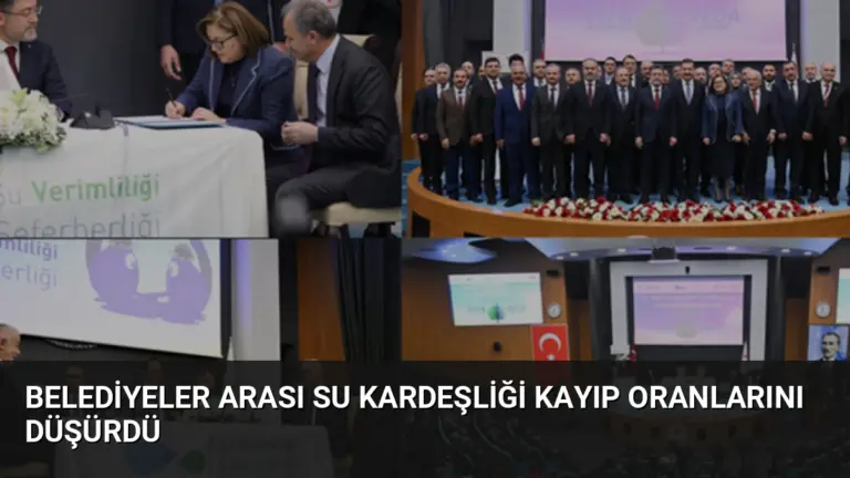 Belediyeler Arası Su Kardeşliği Kayıp Oranlarını Düşürdü