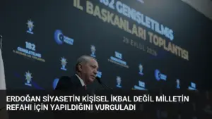 Erdoğan Siyasetin Kişisel İkbal Değil Milletin Refahı İçin Yapıldığını Vurguladı