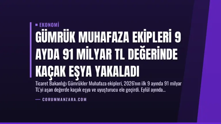 Gümrük Muhafaza Ekipleri 9 Ayda 91 Milyar TL Değerinde Kaçak Eşya Yakaladı