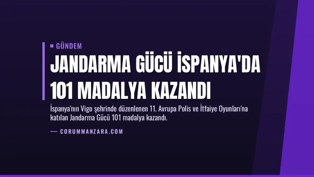 Jandarma Gücü İspanya'da 101 Madalya Kazandı