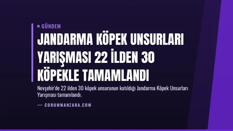 Jandarma Köpek Unsurları Yarışması 22 İlden 30 Köpekle Tamamlandı