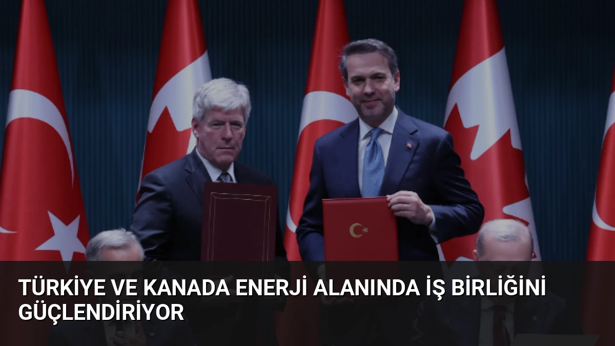 Türkiye ve Kanada Enerji Alanında İş Birliğini Güçlendiriyor