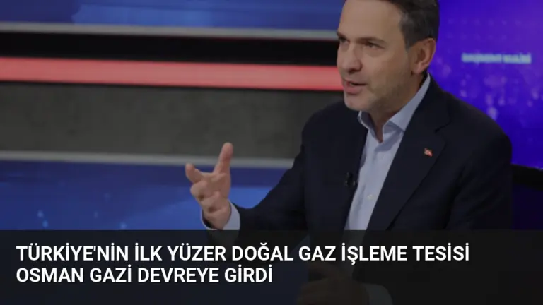 Türkiye’nin İlk Yüzer Doğal Gaz İşleme Tesisi Osman Gazi Devreye Girdi