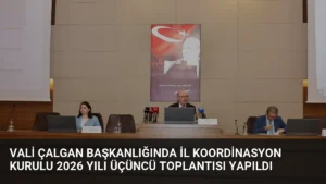 Vali Çalgan Başkanlığında İl Koordinasyon Kurulu 2026 Yılı Üçüncü Toplantısı Yapıldı