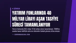 Yatırım fonlarında 40 milyar lirayı aşan tasfiye süreci tamamlanıyor